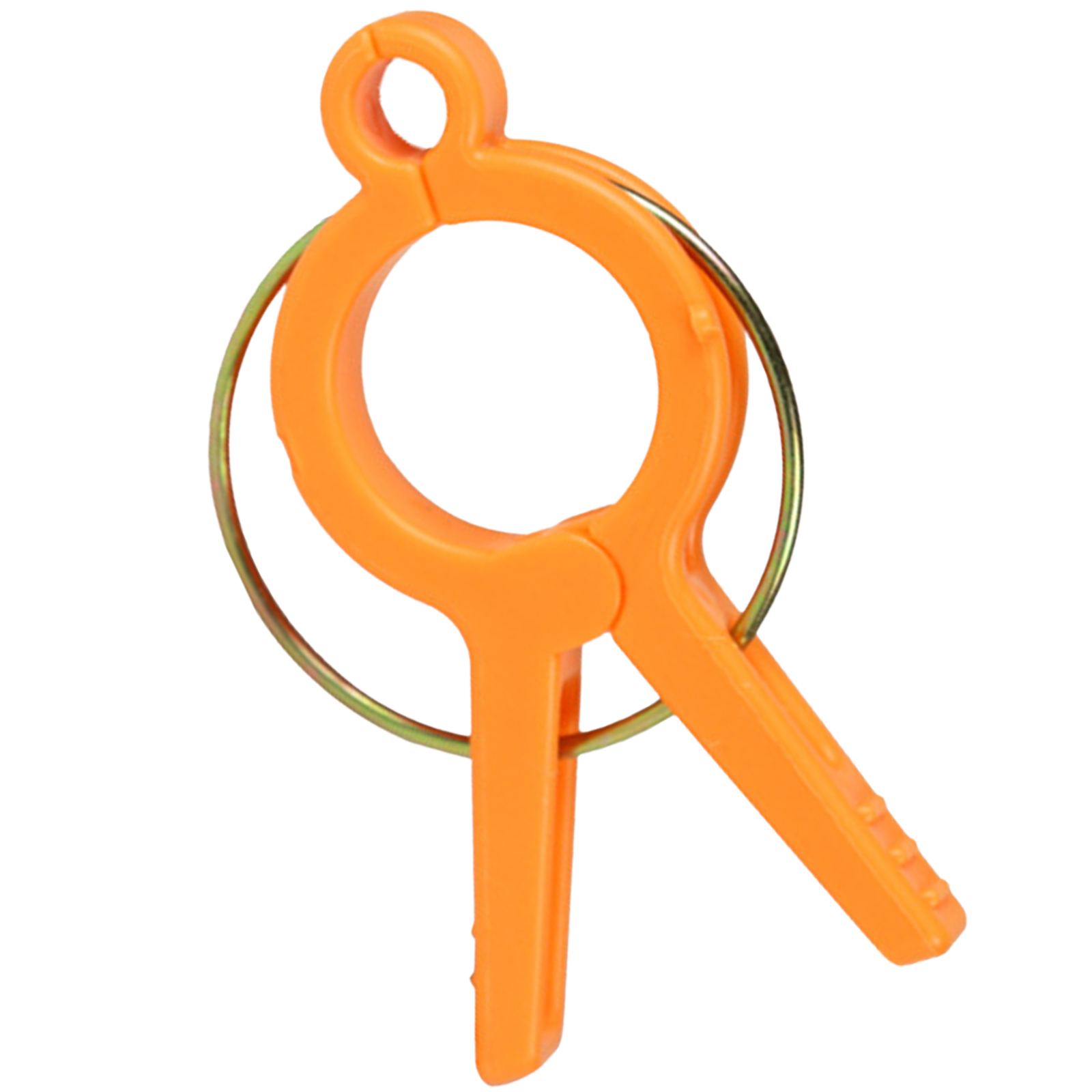 Clips de support en plastique pour plantes de jardin, sécurise les plantes pour éviter l'emmêlement des plantes rapidement et facilement: Rouge