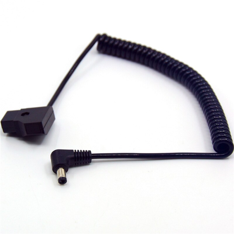 D-Tap 2Pin Male to DC 5.5*2.5mm Adapter Cable for V-Mount Anton Battery fit Digital Camera Spring cable