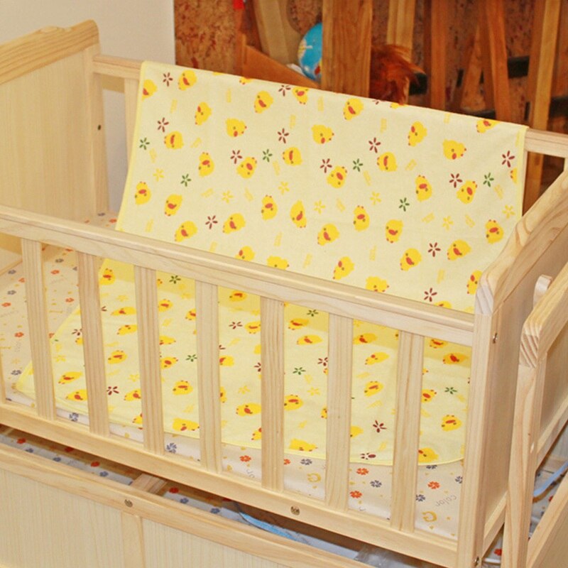 60*70cm Cartoon Reusable Baby Changing Mats Waterproof Breathable Baby Diaper Mat Pads Cartoon Printed Infant Nappy Pads