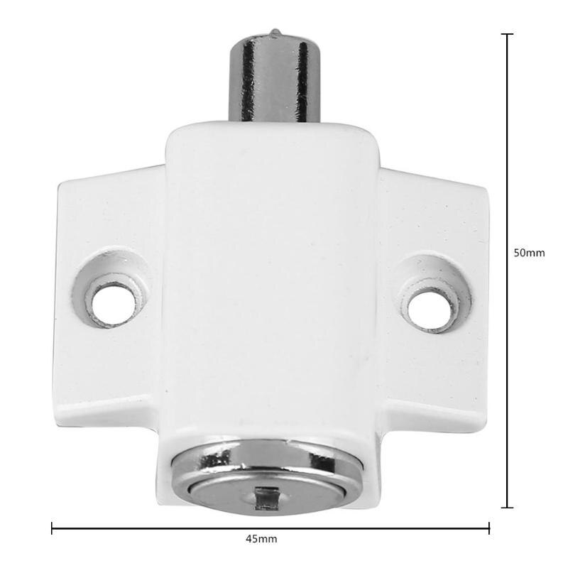 Serrature delle finestre di Scudo Finestra Scorrevole in Alluminio Serrature Di Sicurezza in Acciaio Porte Finestre Serratura di Sicurezza con 2 Chiavi