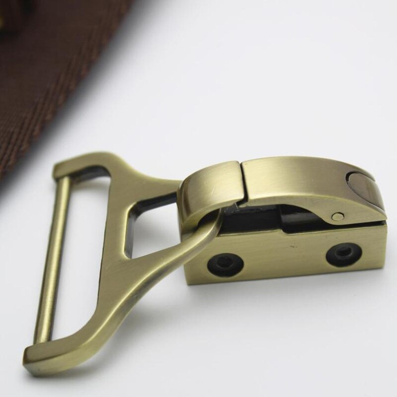 2 stk metalpose sideklemme spænder til håndtaske rem bælte lås skrue krog stik taske bøjle hardware tilbehør: Bronze
