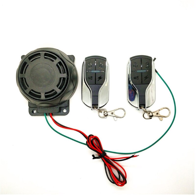 Motorrad Alarm Sicherheit System 12V Warnung Alarm Bausatz mit Dual Fernbedienung Diebstahl Schutz Zubehör