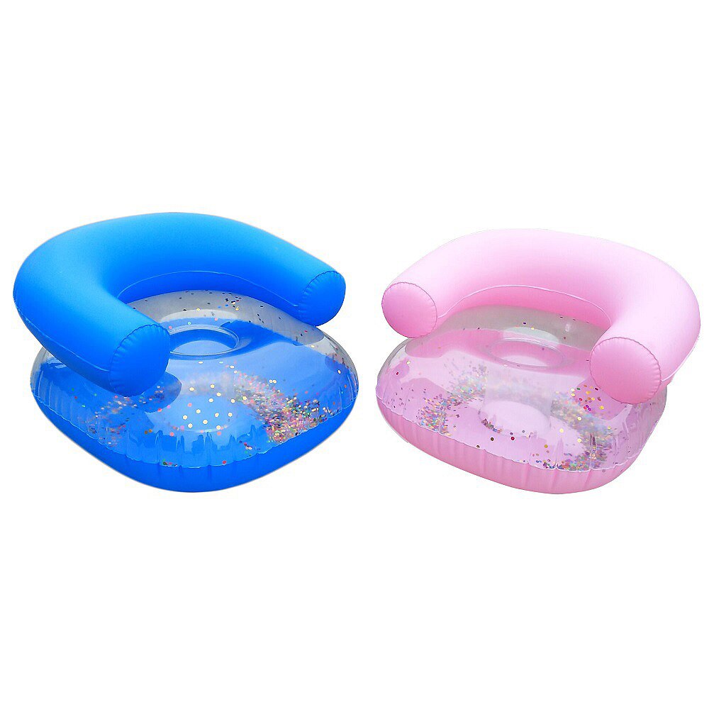Baby Kids Children Inflatable Sofa Stool Chair Seat Thickened Multifunctional Bathroom Sofa Chair PVC
