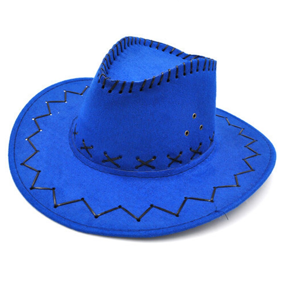 Casual festdräkter halloween cowgirl bred brätte pojkar tjejer riddarkeps solskydd retro vintagetryck cowboyhatt justerbar