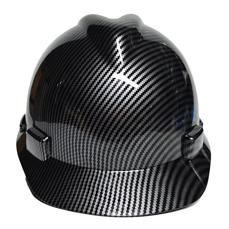 2pcs/set CE Safety Helmet Carbon Fiber Construction Hard Hat with Lining ABS Protective Helmets Work Cap Headwear