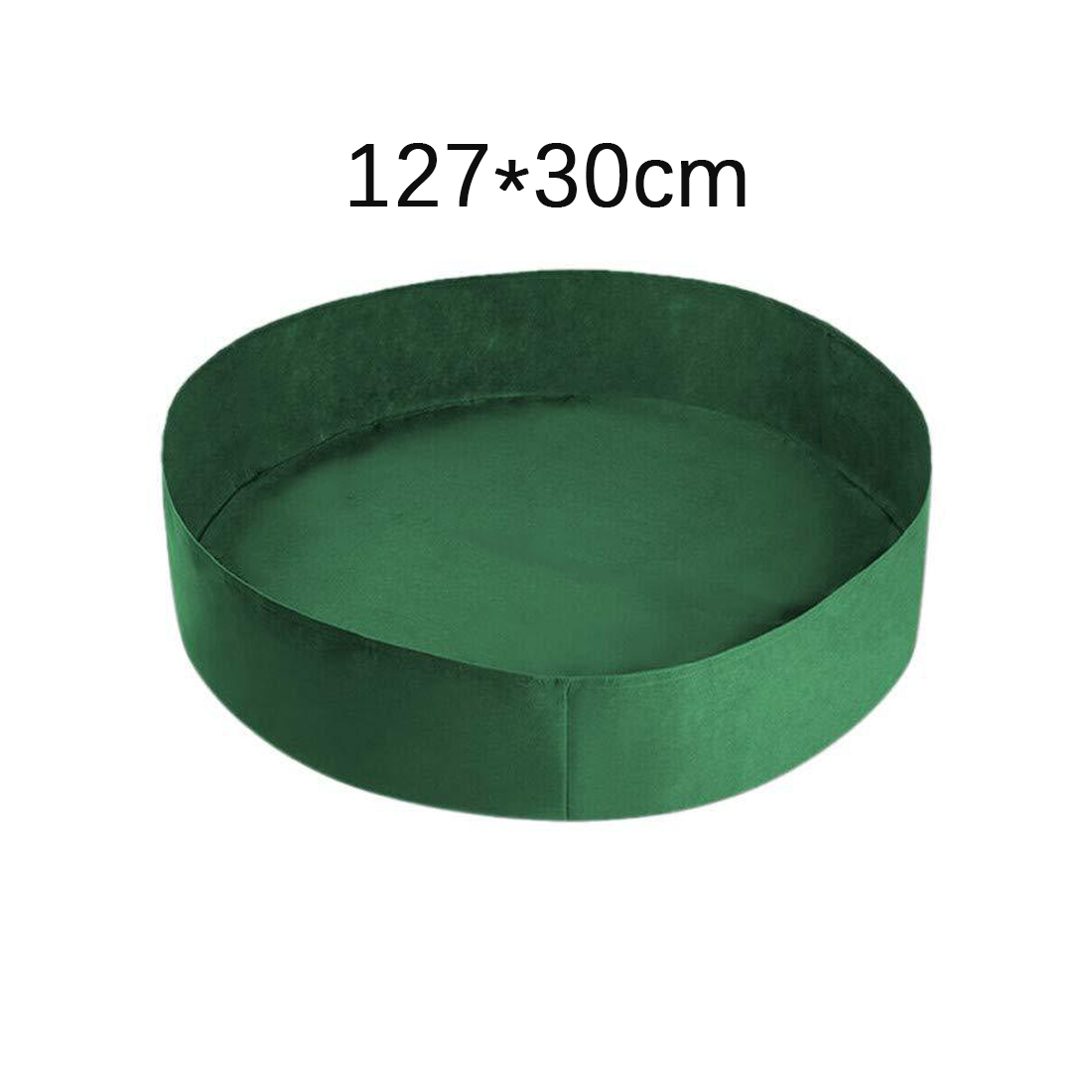 15/50/100 gallons stoffen tuinbed plantcontainer kweekzakken ademende vilt stoffen plantenbak voor planten kwekerijpot groot: Groen 127 x 30