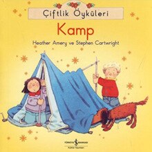Boek, Kinderen, Turkse Taal, Boerderij Verhalen Kamp, 16 Pagina 'S, Voor 3-5 Jaar, isbank Cultuur Publicaties, Kid 'S Onderwijs