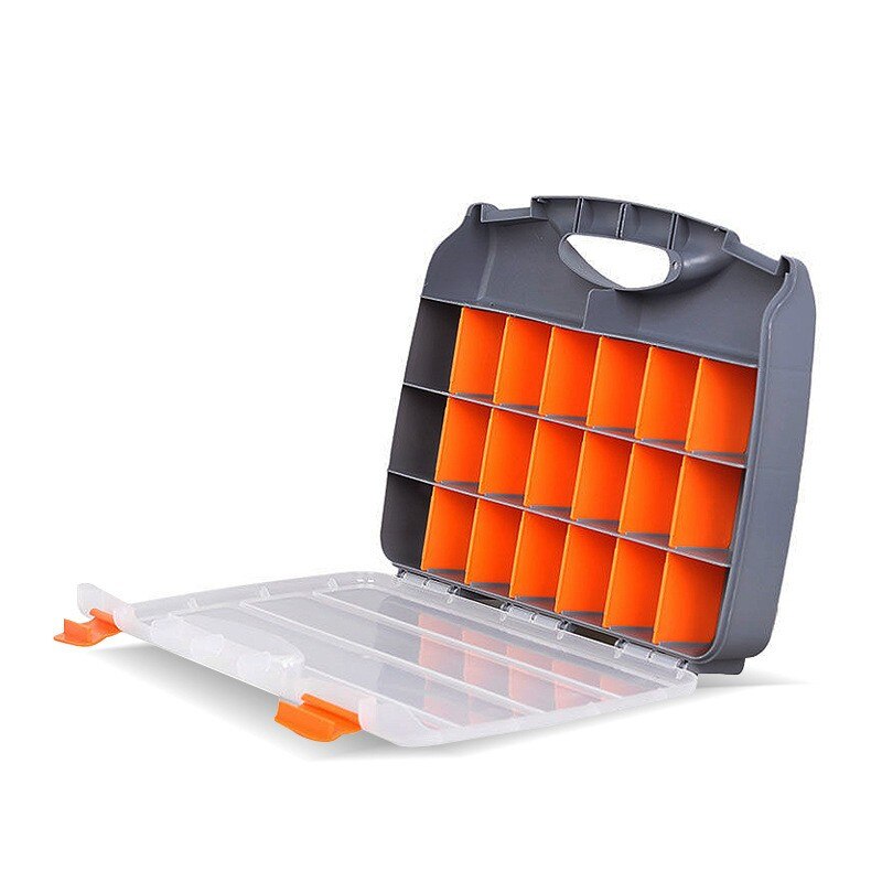 1 pc ABS plastic tool box screw tool storage box with locking screwdriver hardware accessories auto repair toolbox
