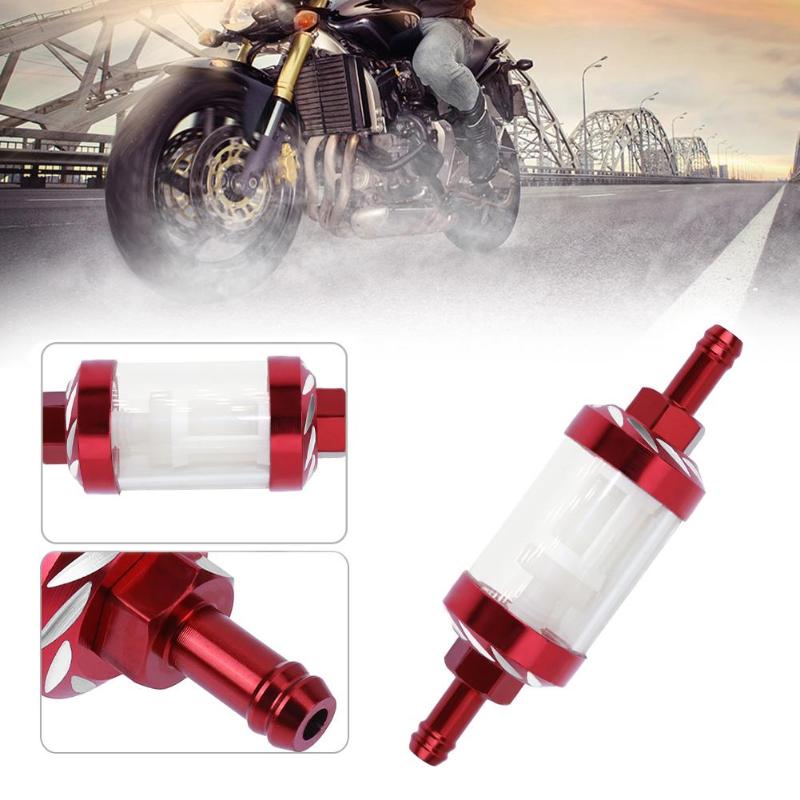 Filtros universales de aceite y combustible de 8mm, filtro de aceite para motocicleta, accesorios para ATV, Dirt Pit Bike, Motocross para automóvil