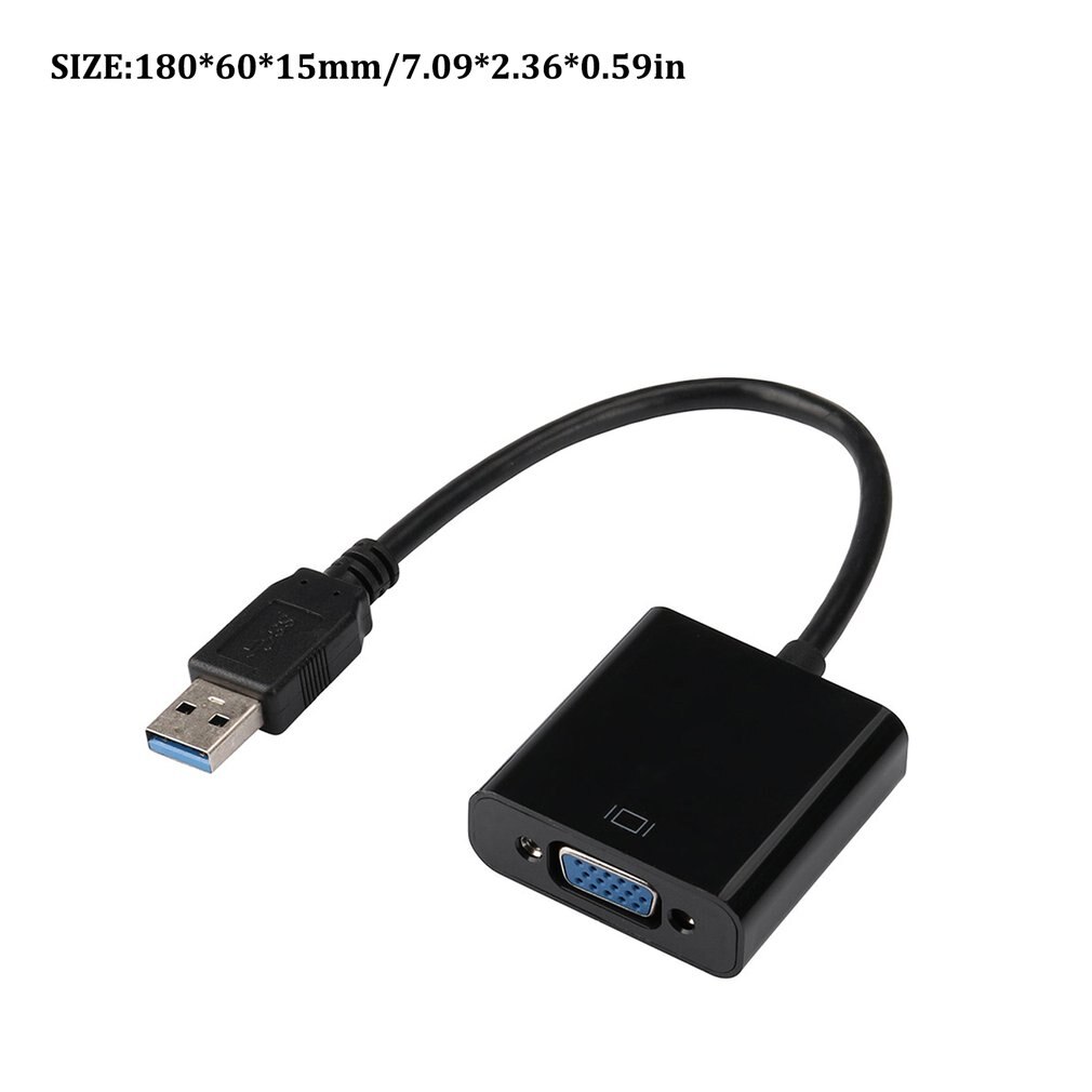 Usb Naar Vga Adapter Usb 2.0/3.0 Naar Vga Externe Videokaart Multi Display Converter Voor Desktop Laptop Pc monitor Projector