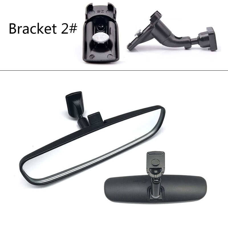 4.3 Inch TFT LCD Screen Car Rear View Mirror Monitor with Special Original Bracket 2 Video Input for Parking Assitance System: Bracket 2