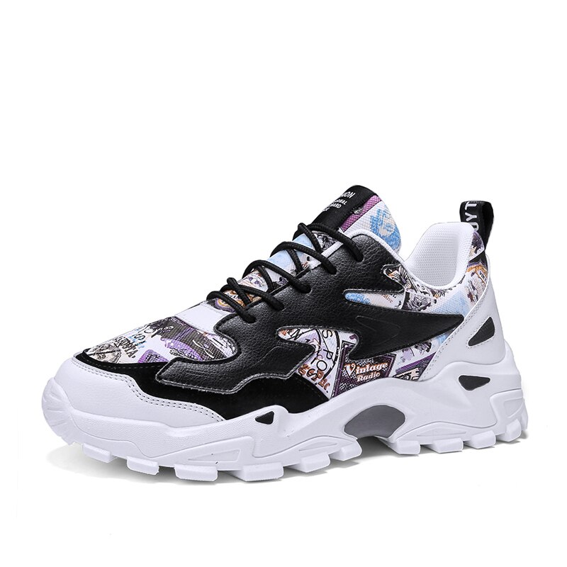 Summer Sneakers for Men Comfortable Outdoor Non-slip Men Casual Shoes Summer Outdoor Trend Flats Shoes Zapatos: Purple / 7