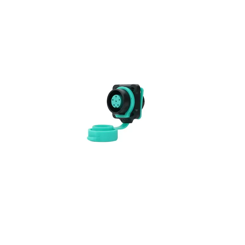 KWAY K12 Male Plug Female Socket IP68 Bulkhead M12 2 3 4 5 6 7 8 Pin Waterproof Electrical Connector Energy Scooter Charger: Pink