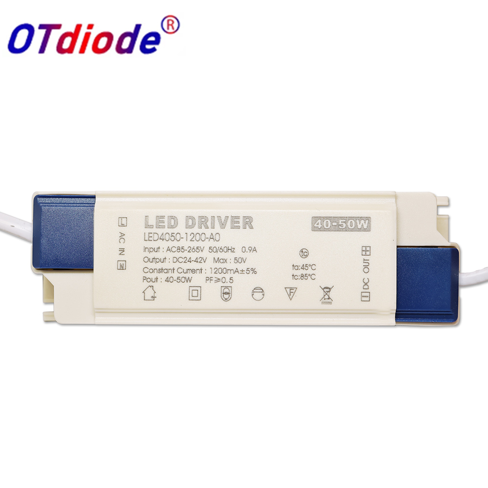 Transformateur de pilote LED 20W-50W DC24-42V 500mA 600mA 700mA 800mA 900mA 1000mA 1200mA 1500mA, alimentation sans scintillement, remplacement de la durée de vie