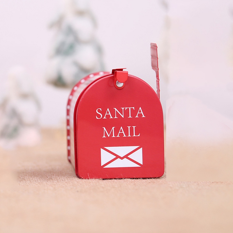 Børn spædbarn jul jern postkasse slik beholder flaske krukke baby shower dekoration opbevaringsboks jul