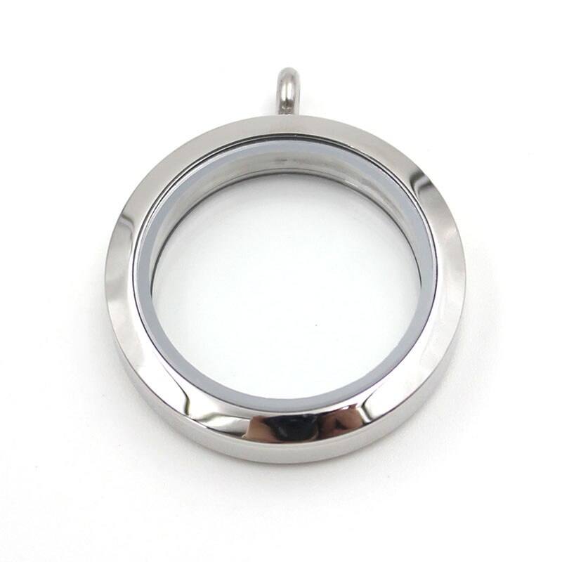 Top 20mm 25mm 30mm Waterproof Screw 316L Stainless Steel Floating Locket Pendant