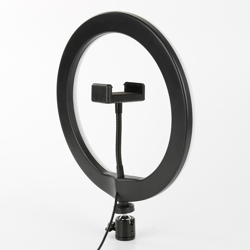 Dimmable LED Selfie Ring Light 3300-5500K Studio Photography Photo Fill Ring Light For Iphone/Samsung Smartphone Canon Makeup