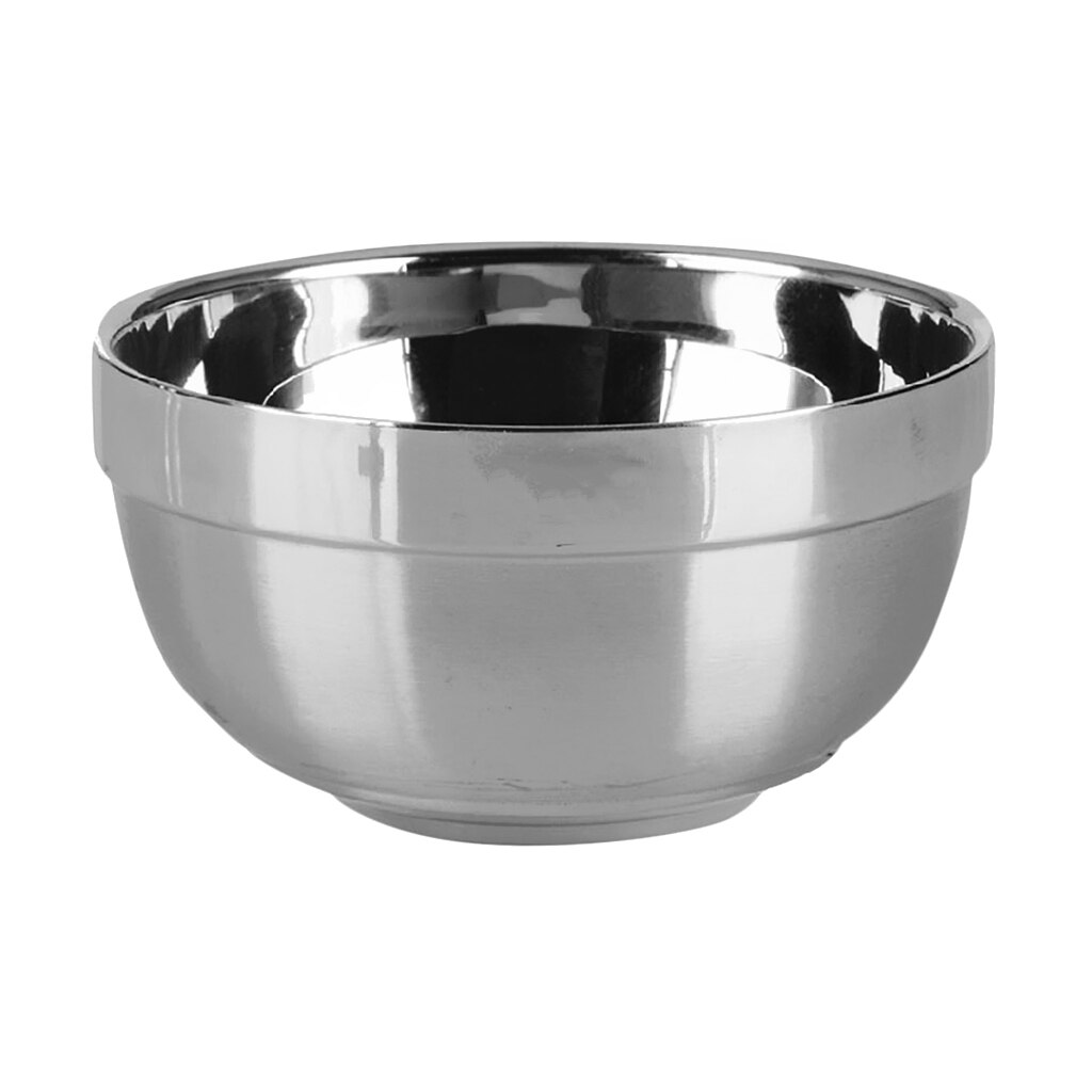 Dobbel vegg rustfritt stål korn ris salat suppe side boller retter 11.5cm
