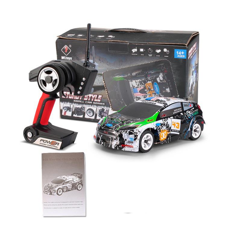 WLtoys K989 1:28 RC Car 2,4G 4WD 130 Gebürstet Motor 30 KM/H High Speed RTR RC Drift Auto Rally auto mit Batterie und USB Kabel