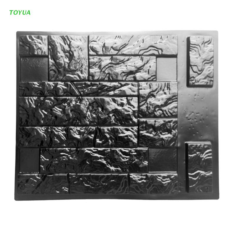1XCC Vertical Concrete Stamps Wall Concrete Plaster Garden House Wall Stone Tiles