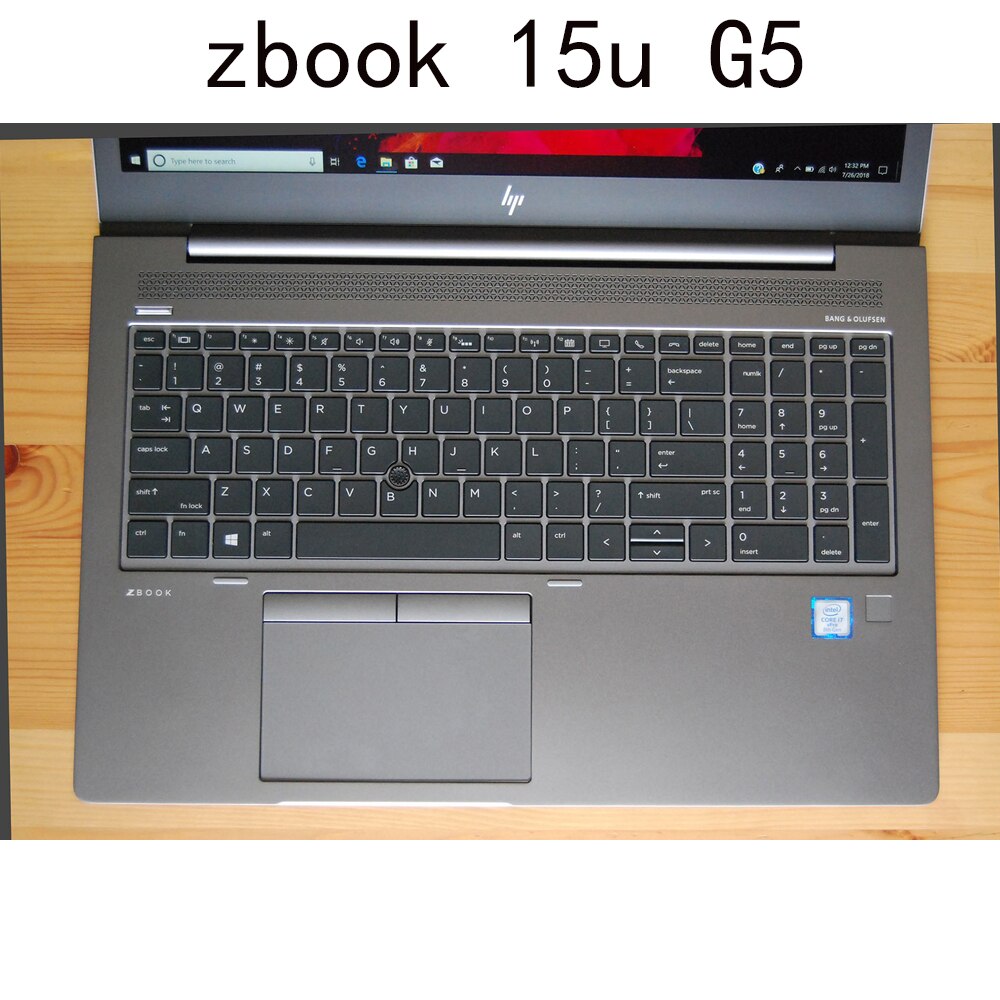 Keyboard cover Protective for HP zbook 14u g5 Elitebook 745 840 G5 G6 14 size 15U G5 G6 15.6 inch Invisible soft Transparent TPU: 15u g5