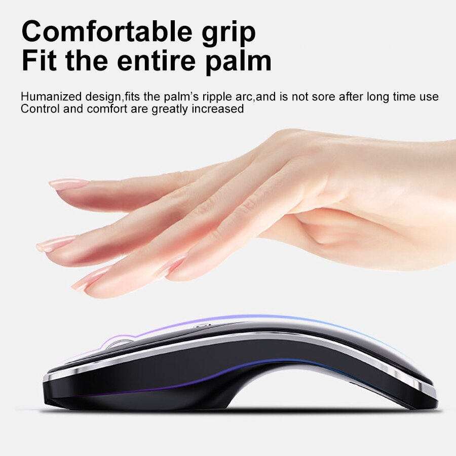 Teclado gamer sem fio, 2.4g, toque mecânico, recarregável, mouse gamer para macbook, computador, teclado iluminado