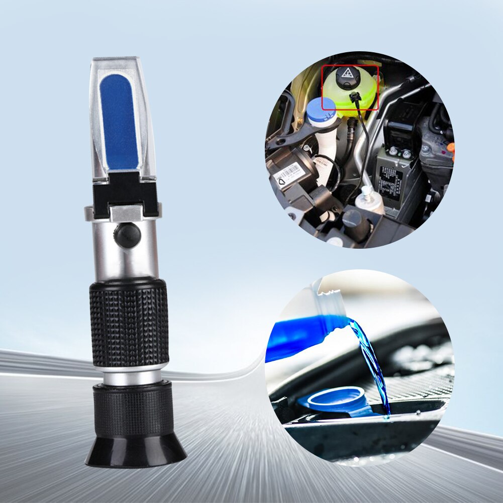 4 In 1 Automotive Antifreez Refractometer Engine Fluid Glycol Freezing Point Urea Battery Refractometer Glass Water Tester Meter