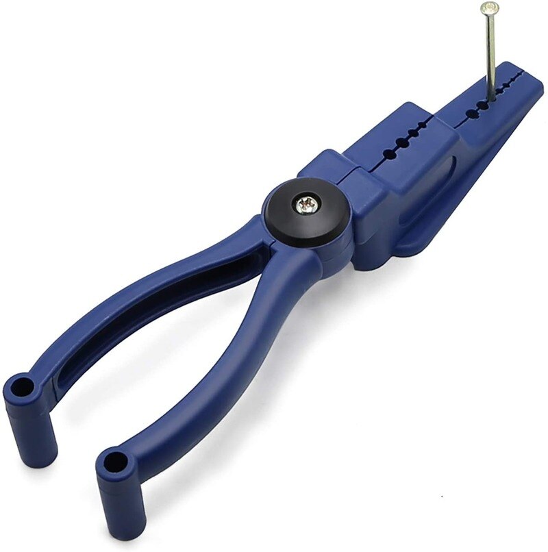 Portable Nail Holder Tool Safety Nail Finger Protector for Hammer Nail Screw Fixer Finger Saver Protector Plastic Safety Plier