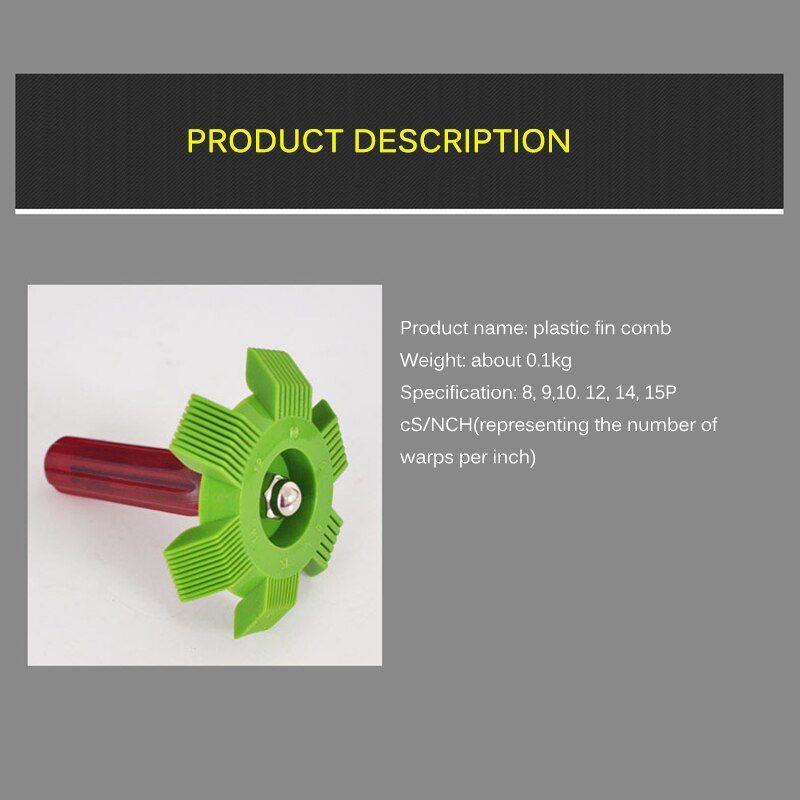 Auto Car A/C Condenser Fin Straightener Rake Cleaner With Contoured Handle Radiator Comb Evaporator Air-Conditioning Tools