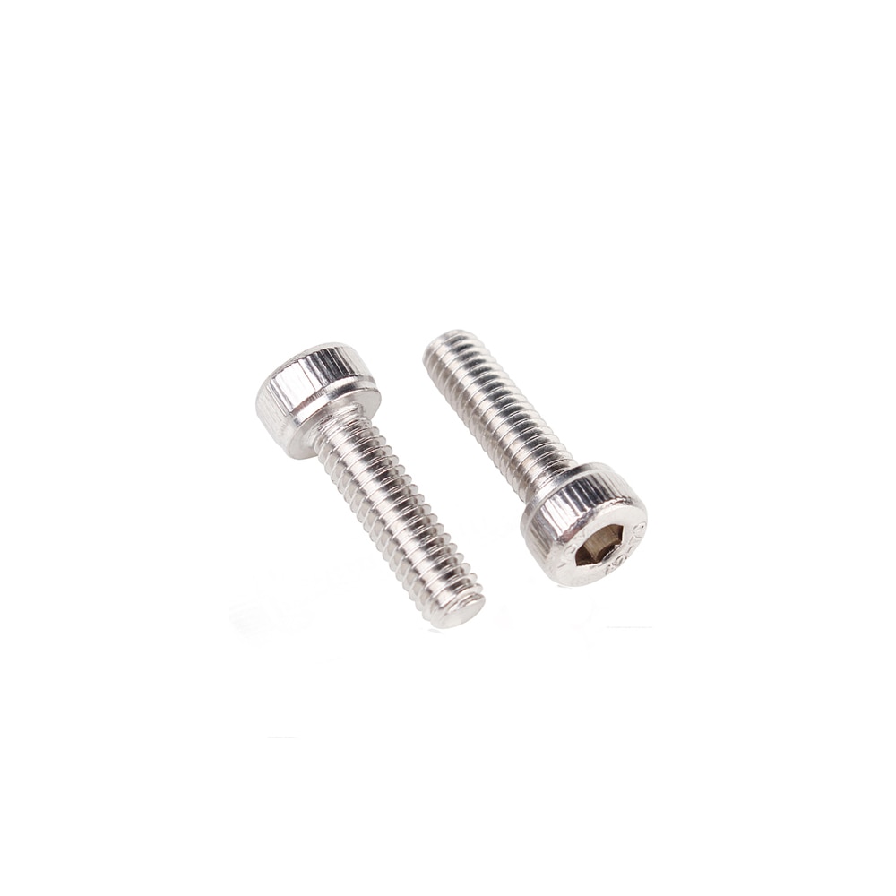 Tornillos de acero inoxidable M2 de 50 Uds., tornillo de cabeza con Conector hexagonal M2 * 3/4/5/6mm/7mm/8mm/10mm/12mm/14mm/16mm/18mm