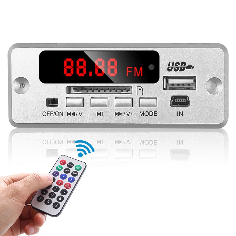 MP3 Decoder Board Auto Accessories USB SD FM WMA Decoder Car Bluetooth Speaker Player Replace Durable