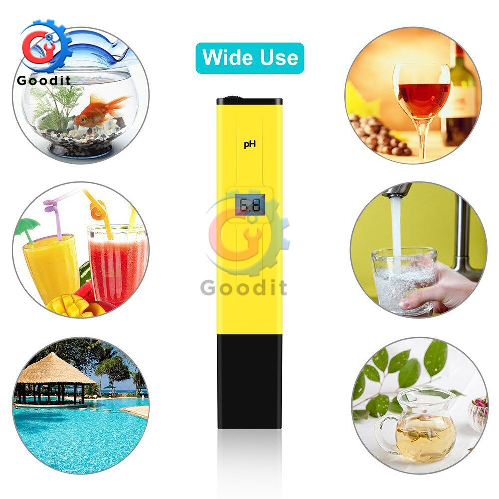 Digitale Ph Meter Ph Pen Tester Zuurgraad Water Ph Meter Professionele Voor Home School Laboratorium Aquacultuur Aquarium Zwembad