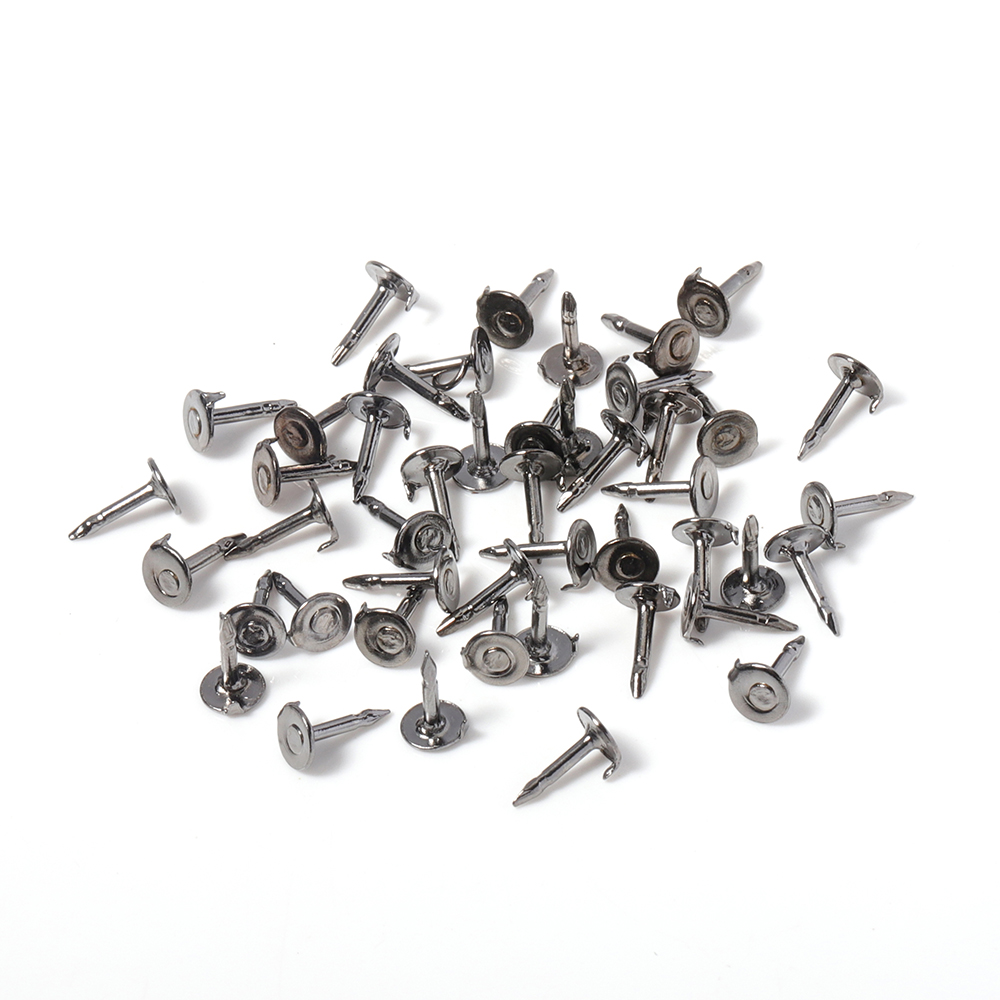 50 Uds. Broche de goma con hebilla, broche de estrella, Pin trasero, mariposa, embrague, insignia para apretar, tapones traseros para broche DIY, accesorios de joyería: Naranja