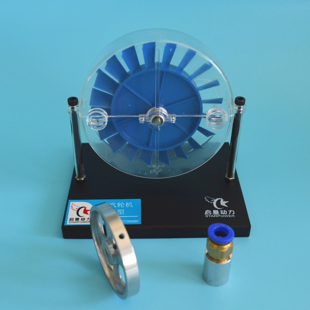 Enkelt trin dampturbine model gymnasium fysik standard konfiguration laboratorium demonstration instrument videnskab legetøj