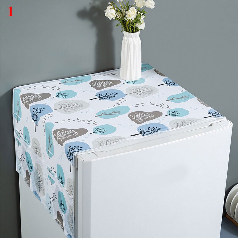 Moderno polvo de la casa de simplicidad impreso refrigerador de refrigerador funda polvo almacenamiento, bolsa de la cubierta de tela