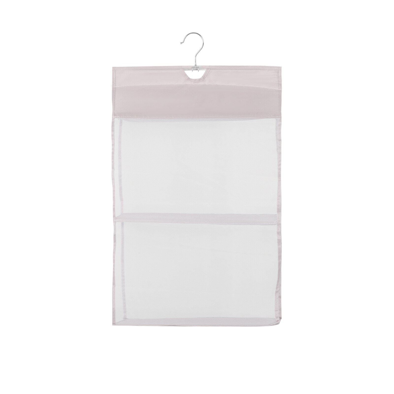 2/3/4 Layers Hanging Anti-dust Pockets Door Closet Foldable Closet Rack Hangers Oxford Cloth Fabric Backpack Handbag Organizer: Gray 2 Layers