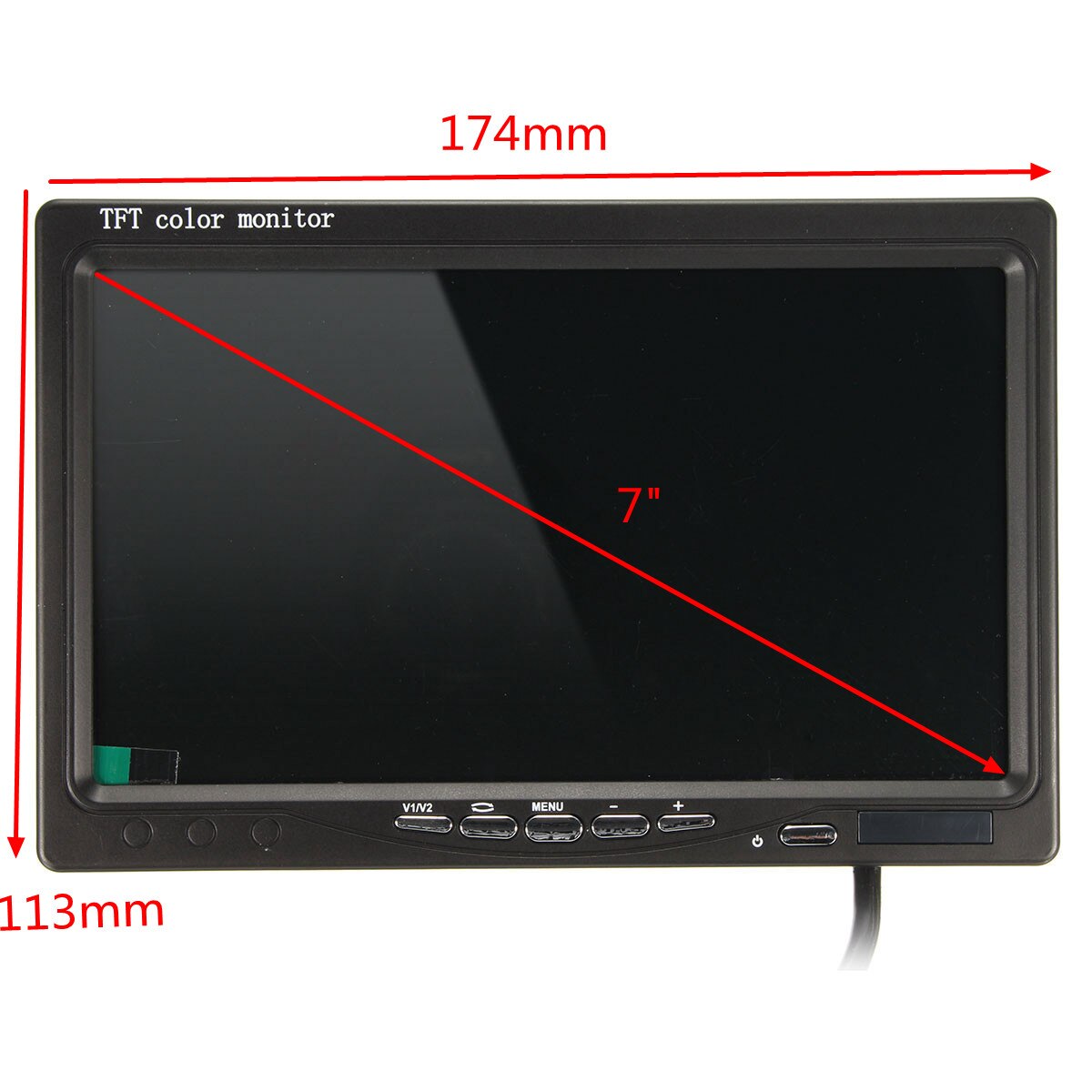 7 "Draadloze Auto Monitor Tft Lcd Auto Achteruitrijcamera Hd Truck Camera Parking System Voor Bus Rv Van reverse Backup Nachtzicht