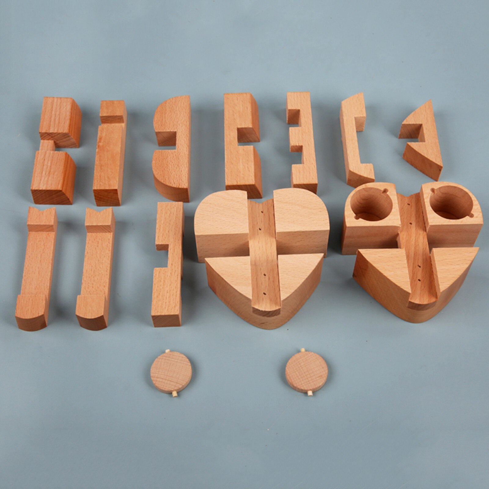 Valentine's Day Boxes Wooden Organ Boxes Unlocking Toys Small Puzzle Box