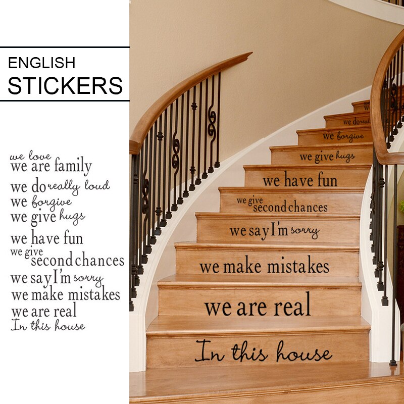 5X185Cm Verwijderbare Stap Zelfklevende Trappen Sticker Keramische Tegels Pvc Trap Behang Decal Home Hotel Trap decoratie