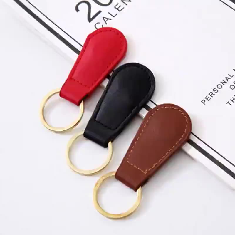 Porte-clés magnétique Simple, tendance, en métal PU, pour voiture, hommes femmes, couleur or, aimant, mignon, accessoires pour clés de maison