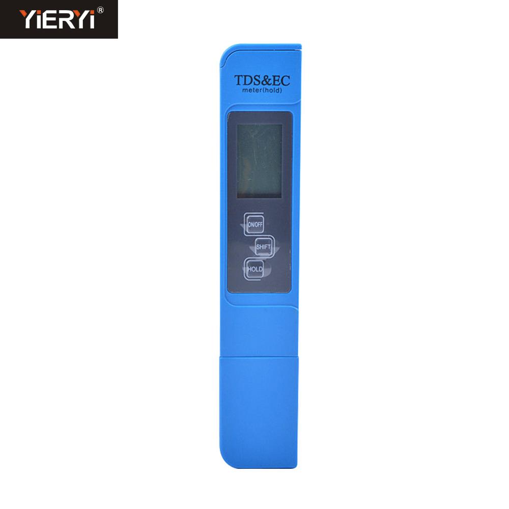 Yieryi TDS PH Meter PH/TDS/EC/TEMP Meter Digital Water Monitor Tester Series for Pools, Drinking Water, Aquariums: Blue EC meter