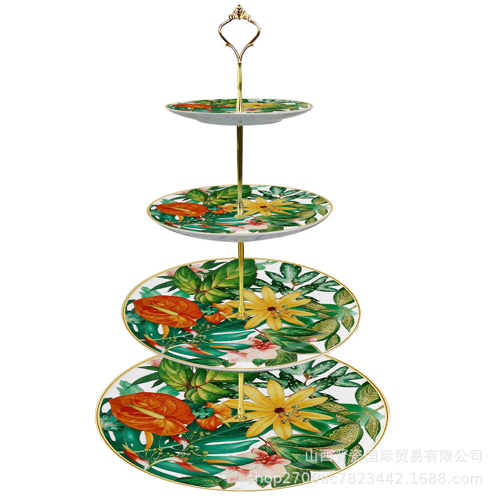 Summer style series plate hotel restaurant theme plate salad fruit cake plate plate plate set