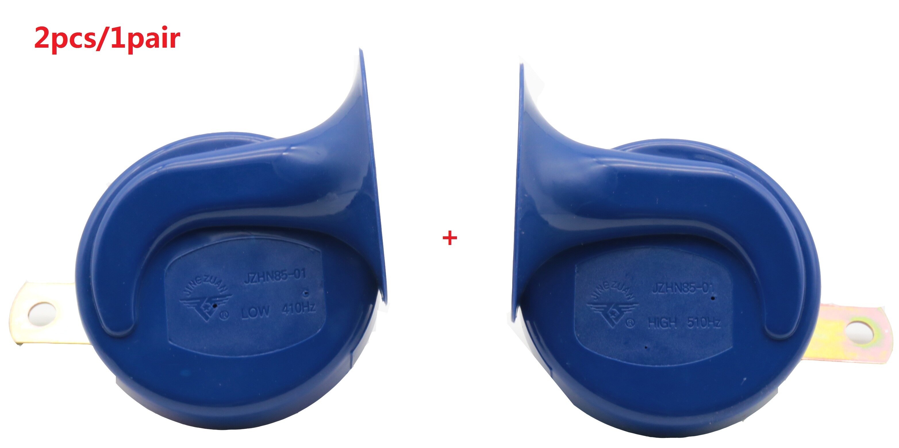 12v horn vanntett signalhorn universell bil motorsykkel snegle lufthorn høyttaler: 410hz og 510hz