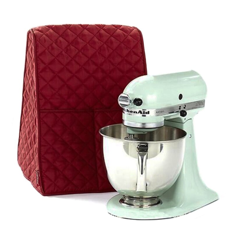 Kitchen Aid Stand Mixer Dust Cover Waterproof Storage Bag Fit for All Kitchenaid Mixer Kitchen Organizer: red
