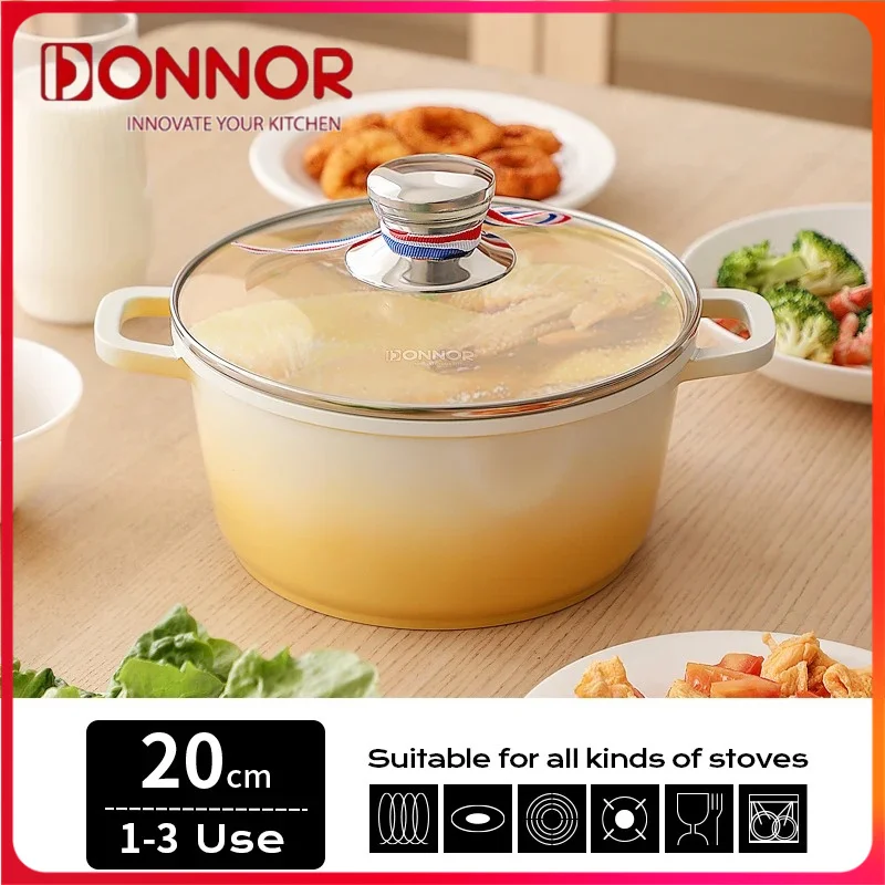DONNOR Topf Antihaft-Topf, dicker Suppe, Eintop... – Grandado