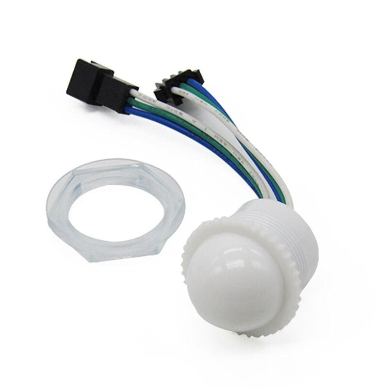 Høy lysstyrke 5050 smd 26mm 3 lysdioder  ip65 rgb ledet piksel  ws2811 vanntett ledet modul lys bokstav juledekorasjon digital 12v: Melkeaktig deksel