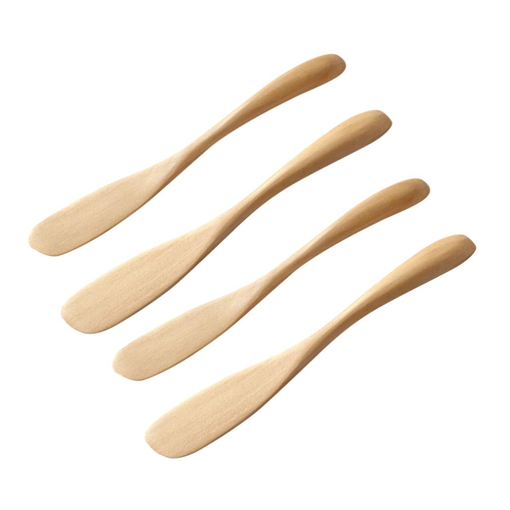 2PCS Wooden Butter Pastry Cream Cheese Jam Spreaders Cake Decorating Baking Tools: Picture 1 1
