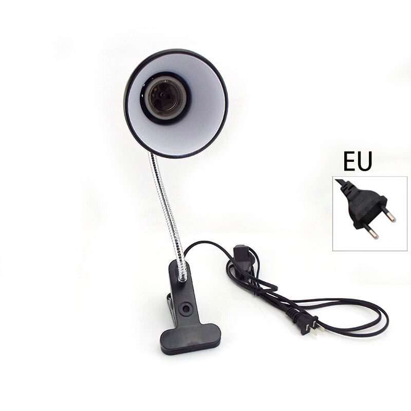 Set di portalampada per rettili UVA UVB con termometro a Clip igrometro lucertola tartaruga tartaruga Basking lampadina riscaldante 220V: EU Plug