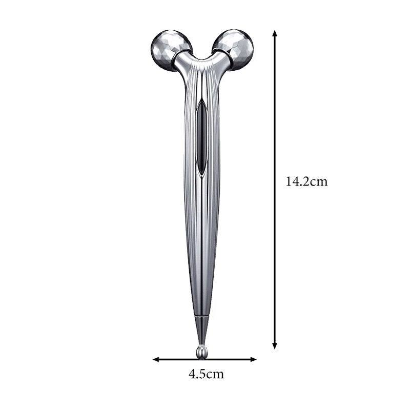 Y kształt wałek mini wałek ręczny masażer robić masażu twarzy narzędzie robić masażu przyrząd kosmetyczny robić liftingu twarzy zmarszczki usuń narzędzia