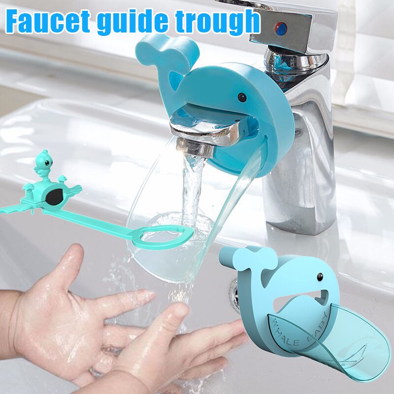 Baby Children Faucet Handle Extender Safe Faucet Extension Faucet Guide Sink Extender Long Water Hand Washing Device XH8
